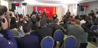 Aleksis Çipras - Zoran Zaev Ortak Basın Toplantısı