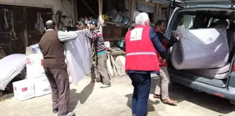 Taşköprü'deki Yangınzedelere Kızılay'dan Yardım