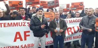 15 Temmuz Şehitler Köprüsünden 'İhlalli Geçiş' Cezalarını Yenikapı'da Protesto Ettiler