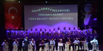 Çanakkale Belediyesi Teoman Alpay Sanat Müziği Korosu Final Konserini Verdi