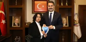 Tokatlı Küçük Osman Gazi, Başkan Eroğlu'nu Ziyaret Etti