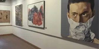 Ressam Şefik Bursalı Resim Yarışması'Nın Sergisi Açıldı