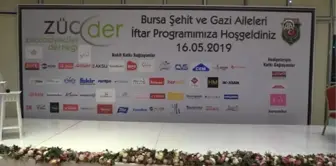 Bursa'da Şehit ve Gazi Aileleri İftarda Bir Araya Geldi