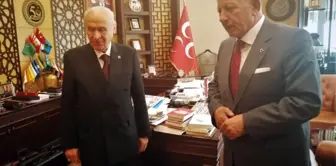 Amasya Belediye Başkanı Sarı, MHP Genel Başkanı Bahçeli'yi Ziyaret Etti