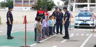 Jandarmadan öğrencilere trafik eğitimi verildi