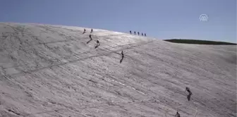 Haziran ayında karda antrenman