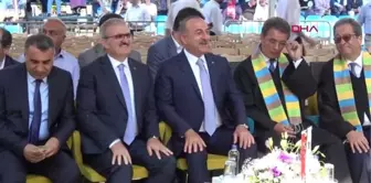 ANTALYA BAKAN ÇAVUŞOĞLU MEZUNİYET TÖRENİNE KATILDI