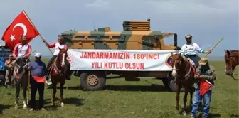 Ciritçilerden jandarma için gösteri