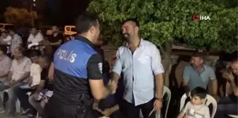 Polis düğününe meslektaşlarından sürpriz