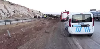 Gaziantep'te tır devrildi: 3 ölü (2)