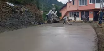 Gürgentepe'ye beton yol