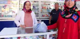 ÇANKIRI Annesinin ayağı kırıldı, engelliler için mavi kapak toplamaya başladı