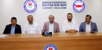 Eğitim Bir Sen, 'Kayseri'de Liselerin İkili Eğitime Geçmesi Eğitimcileri Üzmüştür'