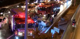 Maltepe'de trafik kazası: 2 yaralı