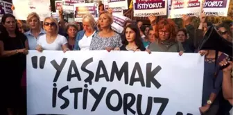 Ankaralı kadınlar, 'kadına şiddeti' protesto etti