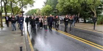 İstiklal caddesi'nde öldürülen halit ayar için sessiz yürüyüş