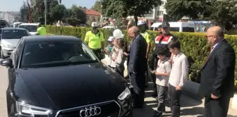 Bozüyük'te yaya geçidi nöbeti etkinliği