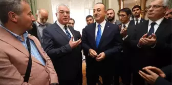 Dışişleri Bakanı Çavuşoğlu, Strasbourg'ta DATÜB ile görüştü