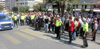 Hatay'da 'yaya güvenliğinin nöbetçisiyiz' etkinliği