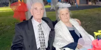 60 yıllık evli çifte kızlarından sürpriz temsili nikah