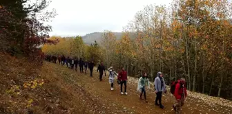 Gümüşhaneli dağcılar sonbaharın tadını çıkarmaya devam ediyor