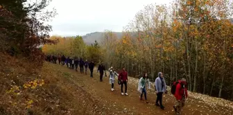 Gümüşhaneli dağcılar sonbaharın tadını çıkarmaya devam ediyor