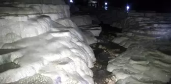 (Özel) Yer altındaki gizli Pamukkale: Kaklık Mağarası