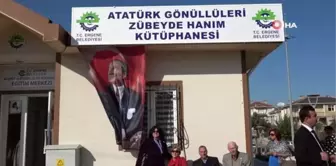 Ergene Zübeyde Hanım Kütüphanesi açıldı