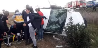 Tekirdağ'da otomobil takla attı: 3 yaralı