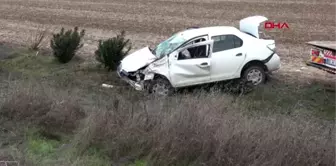 Tekirdağ'da otomobil takla attı: 3 yaralı