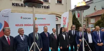 Keles'te doğalgaz sevinci