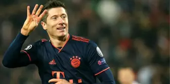 15 dakikada 4 gol atmayı başaran Lewandowski tarihe geçti