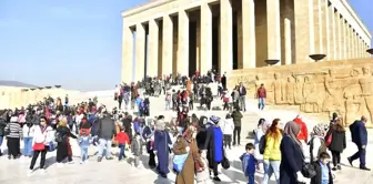 Miniklerden Anıtkabir ziyareti