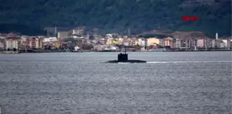 Çanakkale rus denizaltısı 'novorossiysk, akdeniz'e iniyor