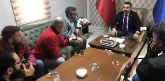 AK Parti Kars İl Başkanı Çalkın, basın mensuplarıyla bir araya geldi