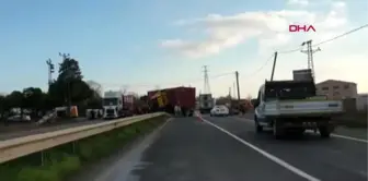 Tekirdağ tır'la çarpışan traktör, parçalara ayrıldı: 1 yaralı