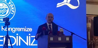 İçişleri Bakanı Soylu Karadenizliler Vakfı Genel Kurulu'nda konuştu