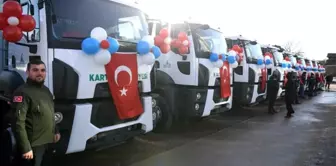 Kartepe Belediyesi'nin 11 yeni aracı hizmete başladı