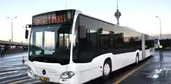 İmamoğlu, metrobüs aracı test sürüşüne katıldı