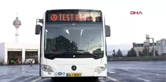 İmamoğlu, metrobüs aracı test sürüşüne katıldı