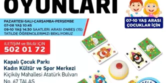 Talas'tan çocuklara zeka ve akıl oyunları