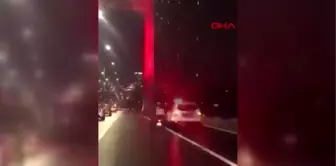 Fırtınada sürücü dayanışması; motorculara böyle yardım ediyorlar