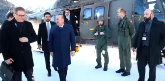 Bakan Çavuşoğlu ve Bakan Pekcan Davos'a geldi