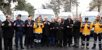 Sağlık Bakanlığı'nın Kayseri'ye Tahsis Ettiği 5 Ambulans İl Sağlık Müdürlüğü'ne Teslim Edildi