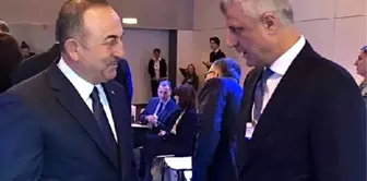 Çavuşoğlu, Davos'ta ikili görüşmeler gerçekleştirdi