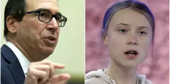 ABD Hazine Bakanı Mnuchin Davos'ta Greta Thunberg'e seslendi: O kim oluyor, baş ekonomist mi?