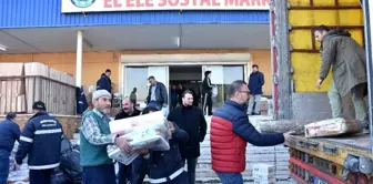 Menemen'den Elazığ'daki depremzedelere yardım