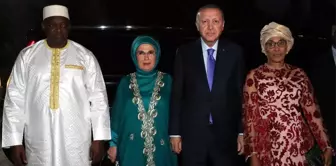 Cumhurbaşkanı Erdoğan resmi devlet yemeğine katıldı