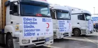 'Elden Ele Gönülden Gönüle, Üsküdar'den İdlib'e Kampanyası'