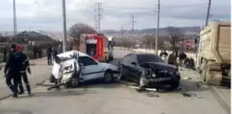 Kırıkkale'de zincirleme trafik kazası: 2 yaralı